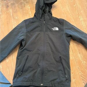 The North Face Kids Black and Charcoal Jacket